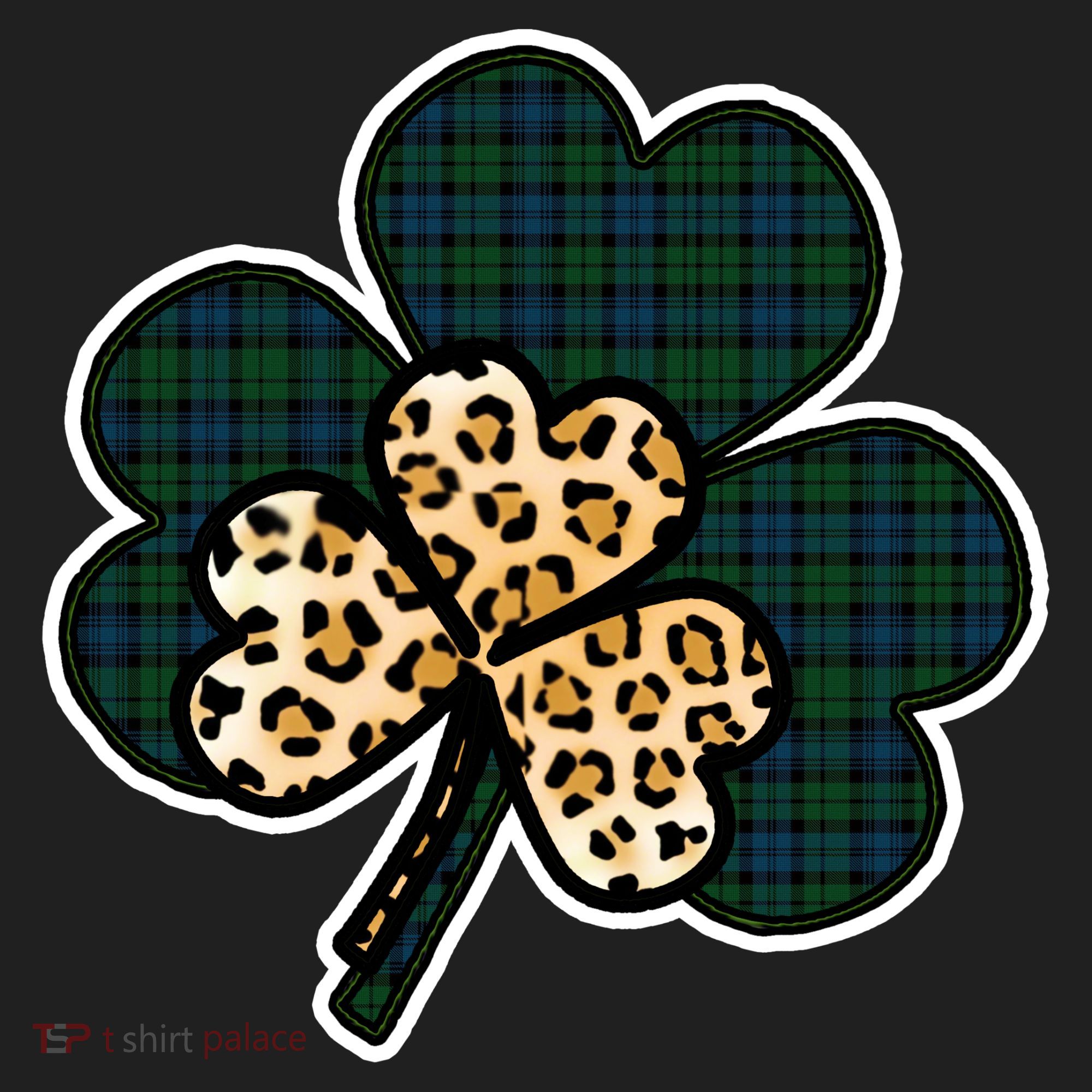 Leopard Shamrocks Clover Hat