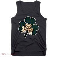 Leopard Shamrocks Clover Tank Top thumb 0