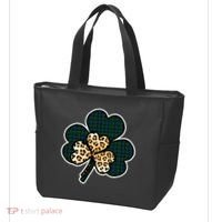 Leopard Shamrocks Clover Tote Bag thumb 3