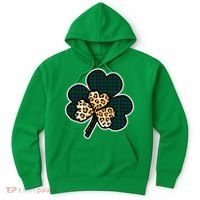 Leopard Shamrocks Clover Hoodie thumb 0