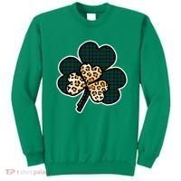 Leopard Shamrocks Clover Sweatshirt thumb 0