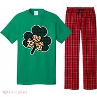 Leopard Shamrocks Clover Pajama Set thumb 0