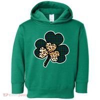 Leopard Shamrocks Clover Toddler Hoodie thumb 0