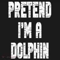 Lazy Easy Pretend I'm Dolphin Party Halloween Costume Simple Tank Top thumb 6