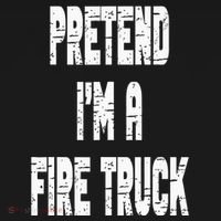 Lazy Easy Pretend I'm A Fire Truck Party Halloween Costume Sweatshirt thumb 3