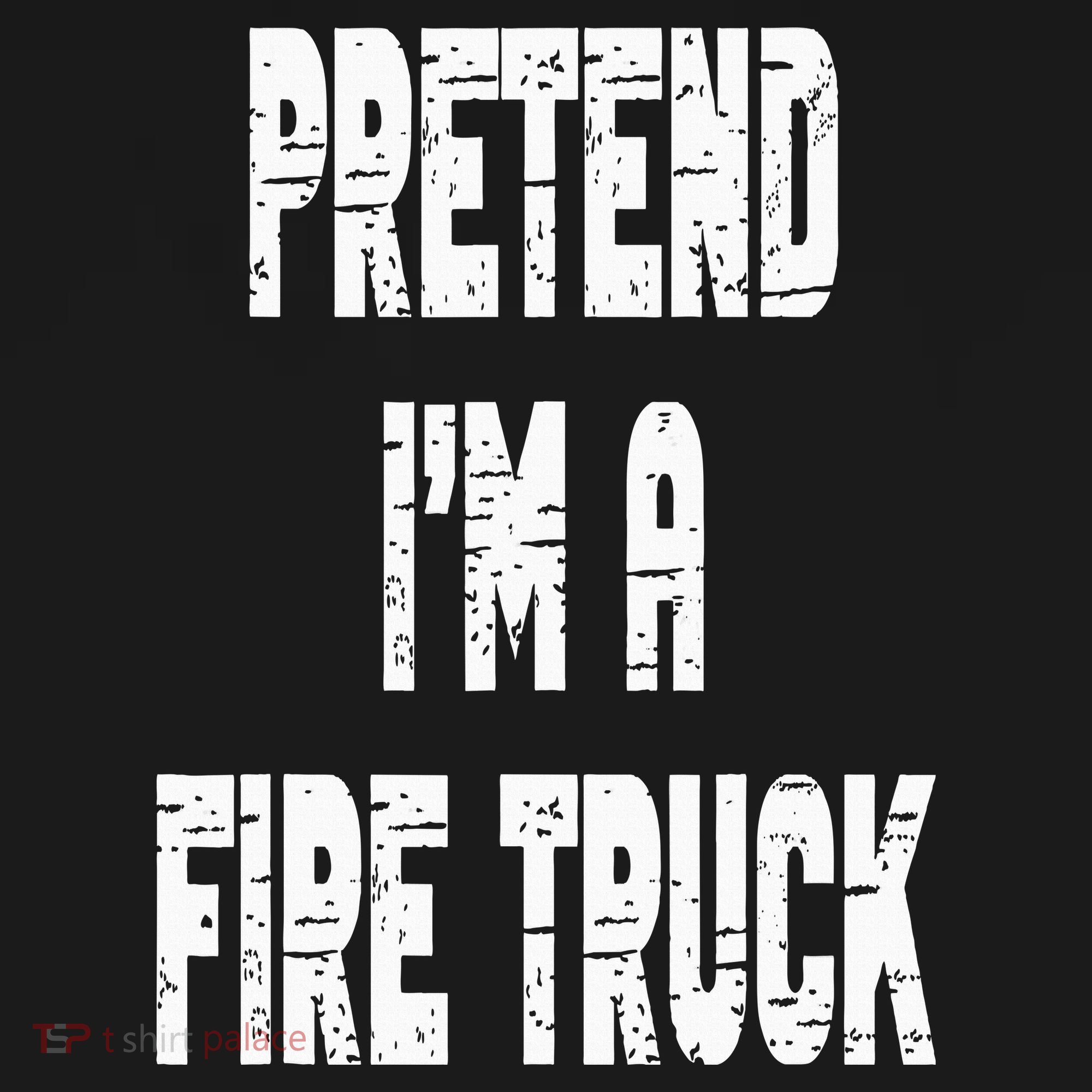 Lazy Easy Pretend I'm A Fire Truck Party Halloween Costume Women's T-Shirt