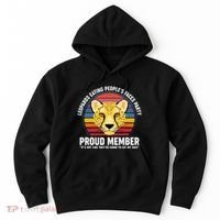 Leopards Eating People’S Face Party Proud Member Funny Meme Hoodie thumb 0