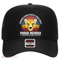 Leopards Eating People’S Face Party Proud Member Funny Meme Hat thumb 0