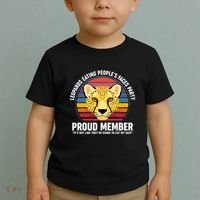 Leopards Eating People’S Face Party Proud Member Funny Meme Toddler T-Shirt thumb 2