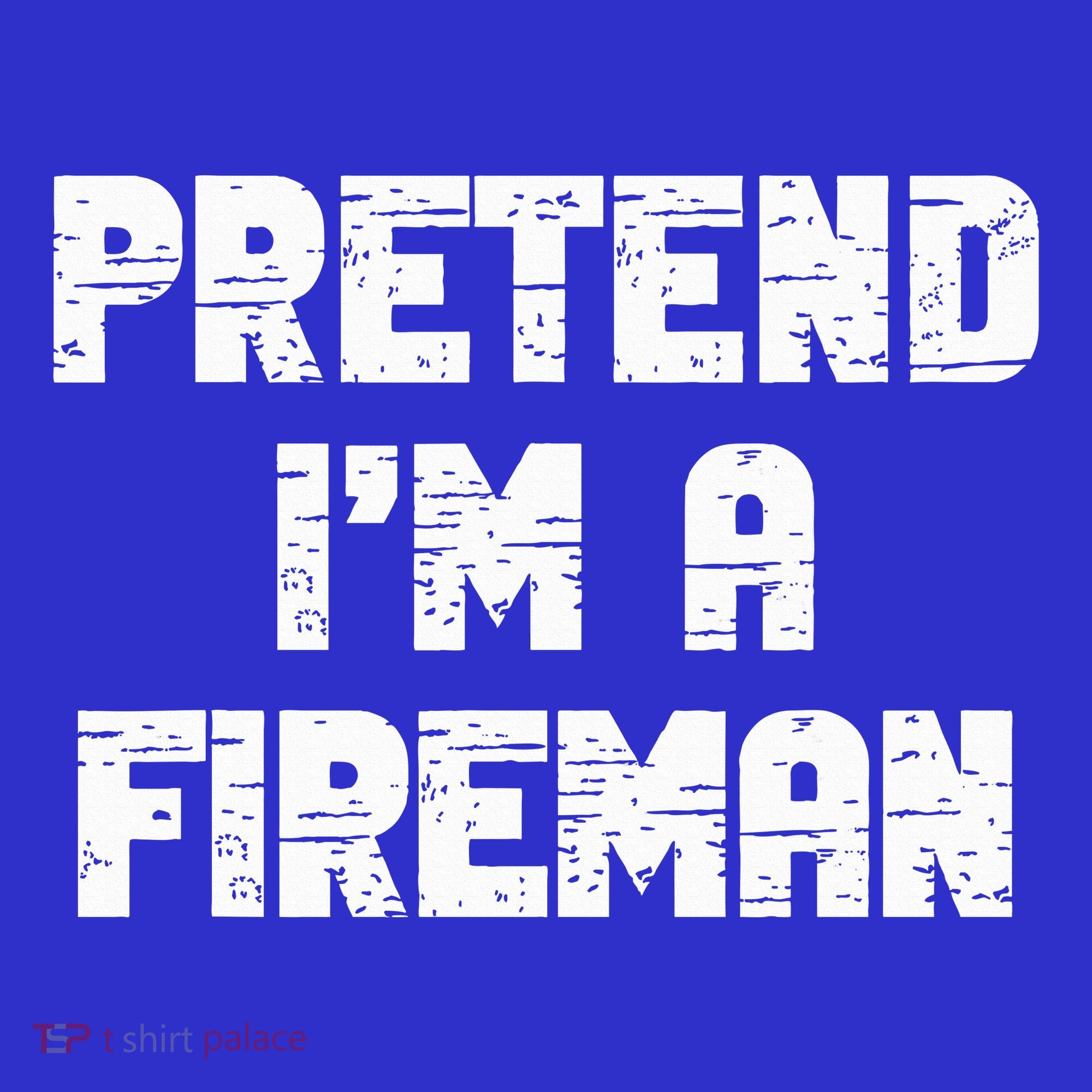 Lazy Easy Pretend I'm Fireman Party Halloween Costume Simple Women's Tank Top