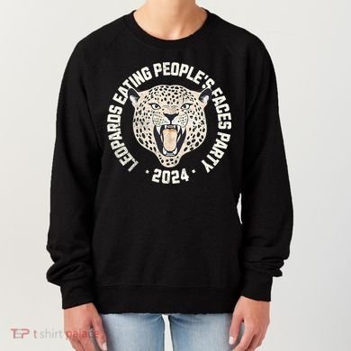 Leopards Eating PeopleS Faces Party Women's Sweatshirt