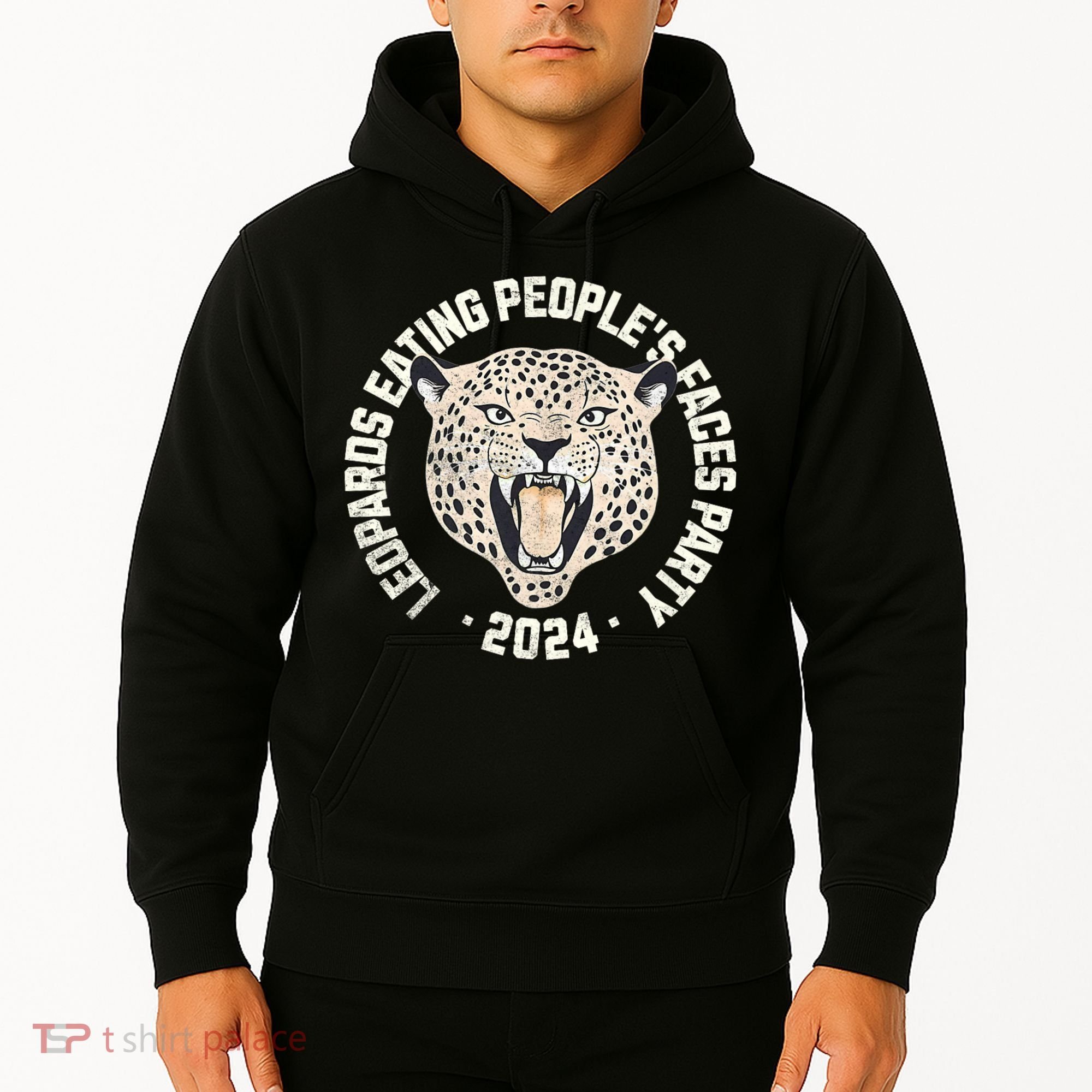 Leopards Eating PeopleS Faces Party Hoodie