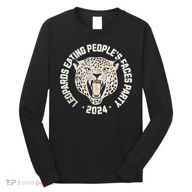 Leopards Eating PeopleS Faces Party Long Sleeve Shirt