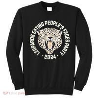 Leopards Eating PeopleS Faces Party Sweatshirt thumb 0