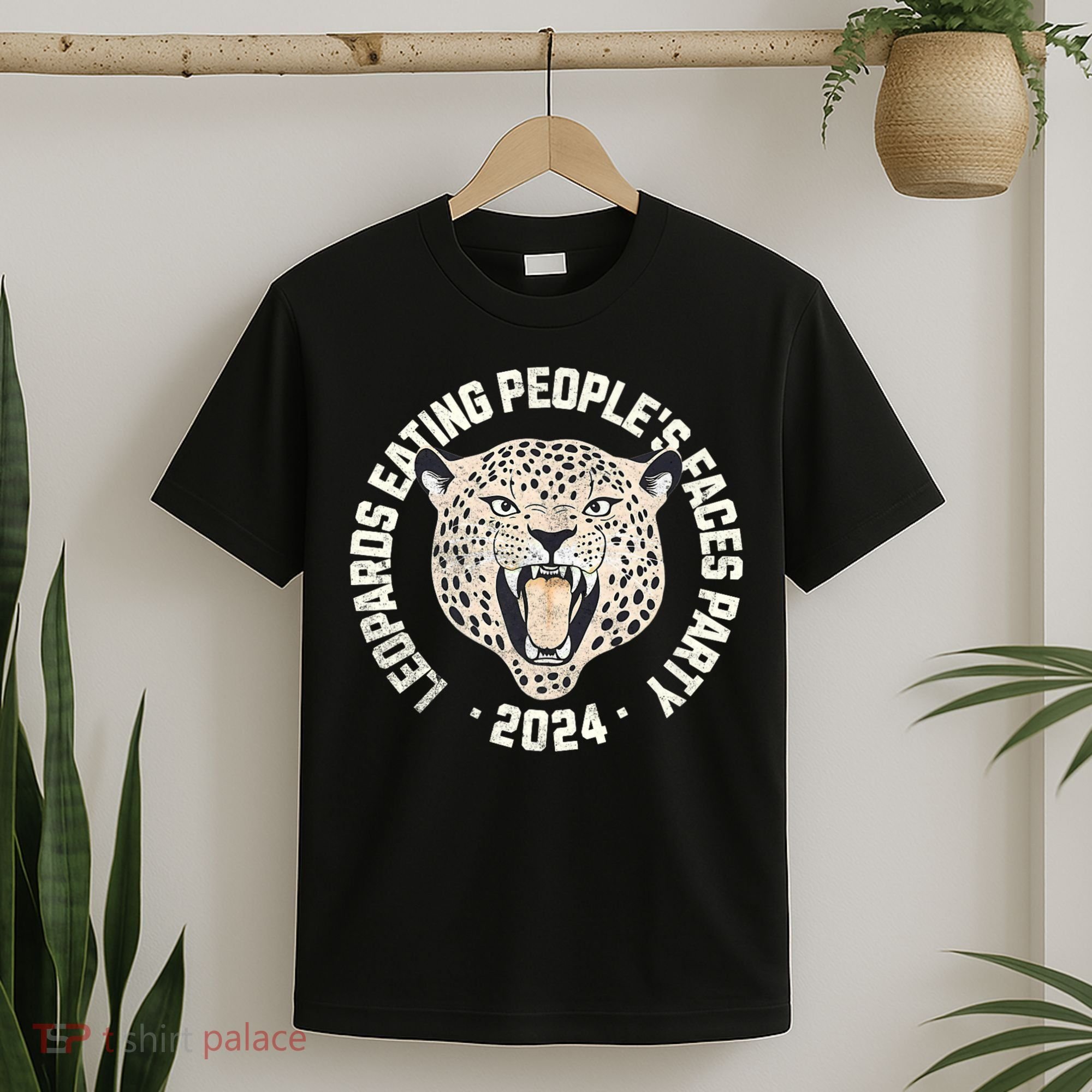 Leopards Eating PeopleS Faces Party T-Shirt