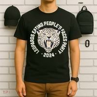 Leopards Eating PeopleS Faces Party T-Shirt thumb 6