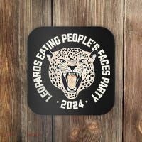 Leopards Eating PeopleS Faces Party Coaster thumb 0