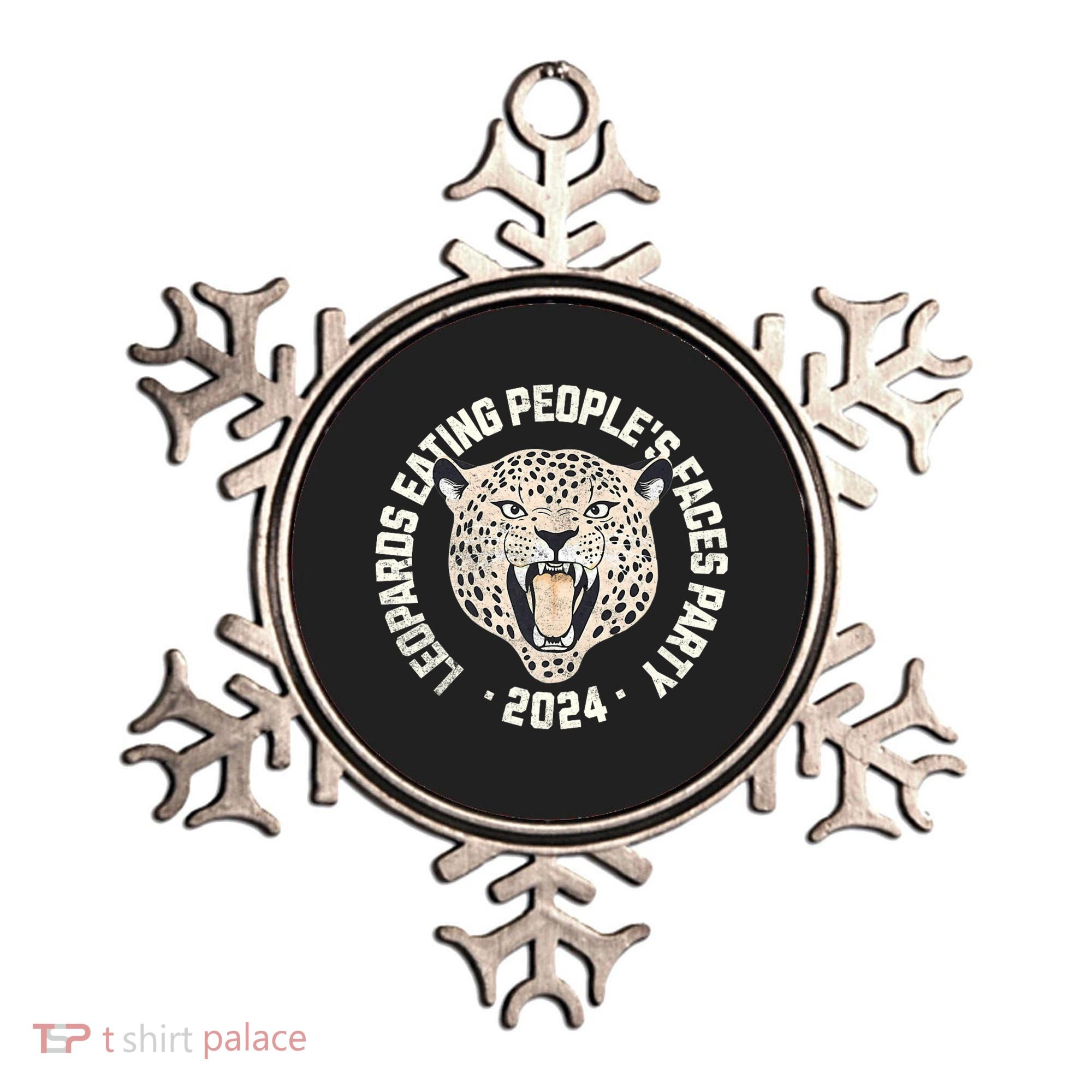Leopards Eating PeopleS Faces Party Ornament