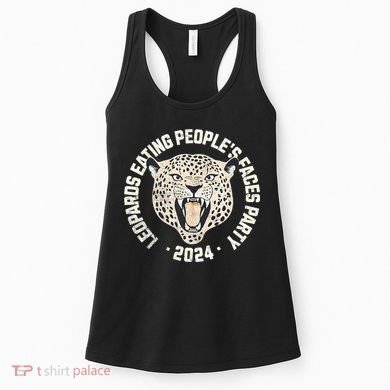 Leopards Eating PeopleS Faces Party Women's Tank Top