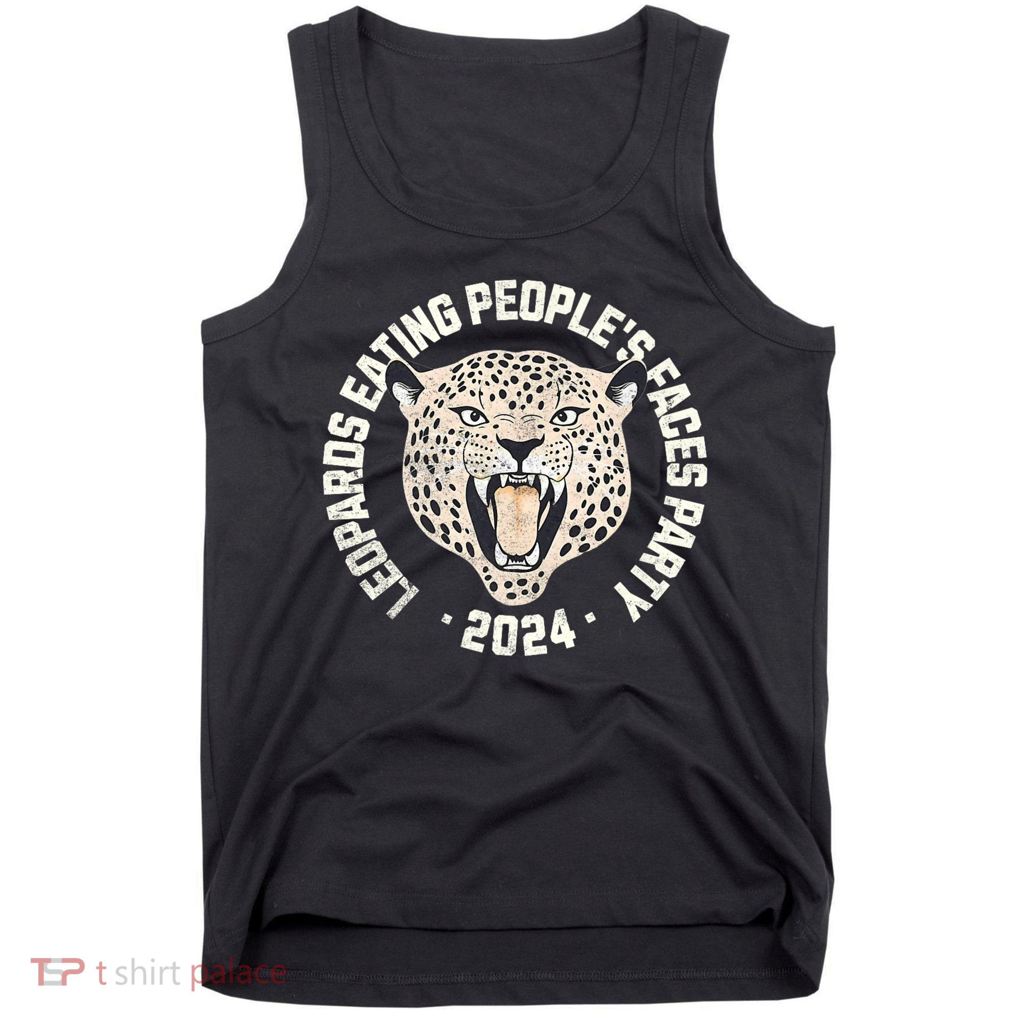 Leopards Eating PeopleS Faces Party Tank Top