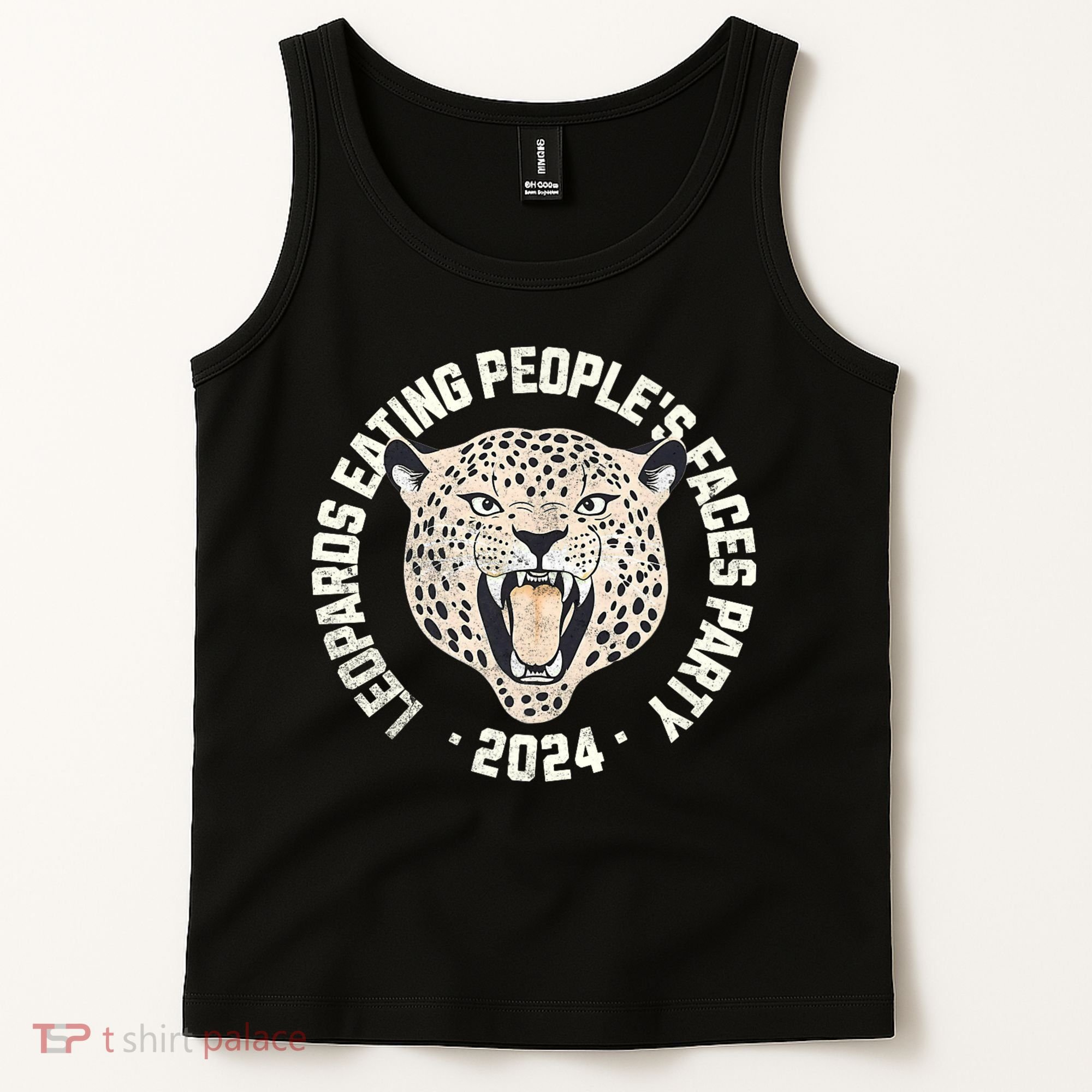 Leopards Eating PeopleS Faces Party Tank Top