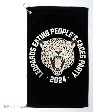 Leopards Eating PeopleS Faces Party Golf Towel