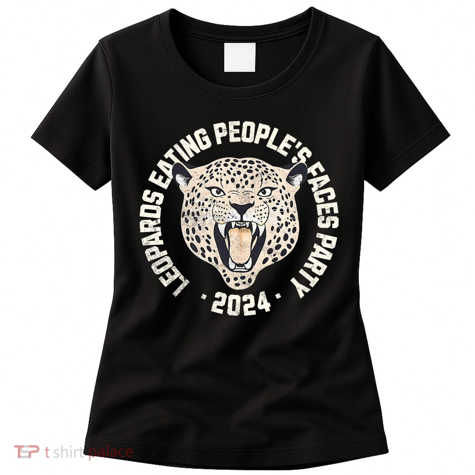 Leopards Eating PeopleS Faces Party Women's T-Shirt