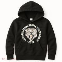 Leopards Eating PeopleS Faces Party Kids Hoodie thumb 0
