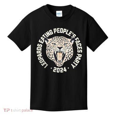 Leopards Eating PeopleS Faces Party Kids T-Shirt