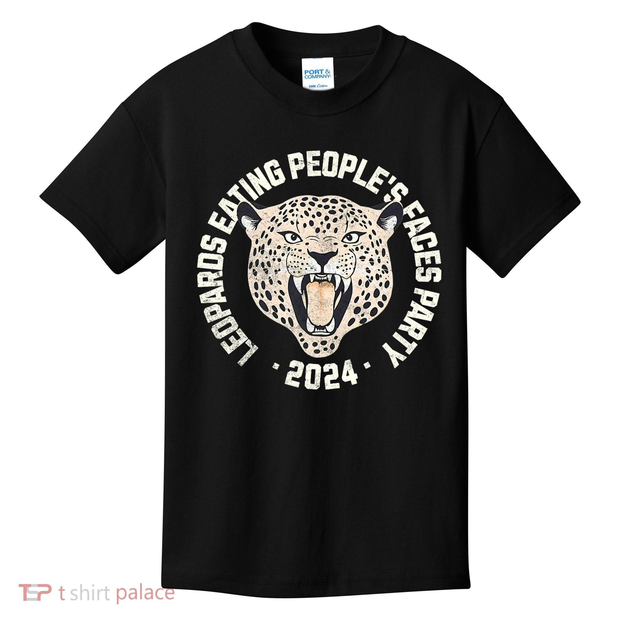 Leopards Eating PeopleS Faces Party Kids T-Shirt