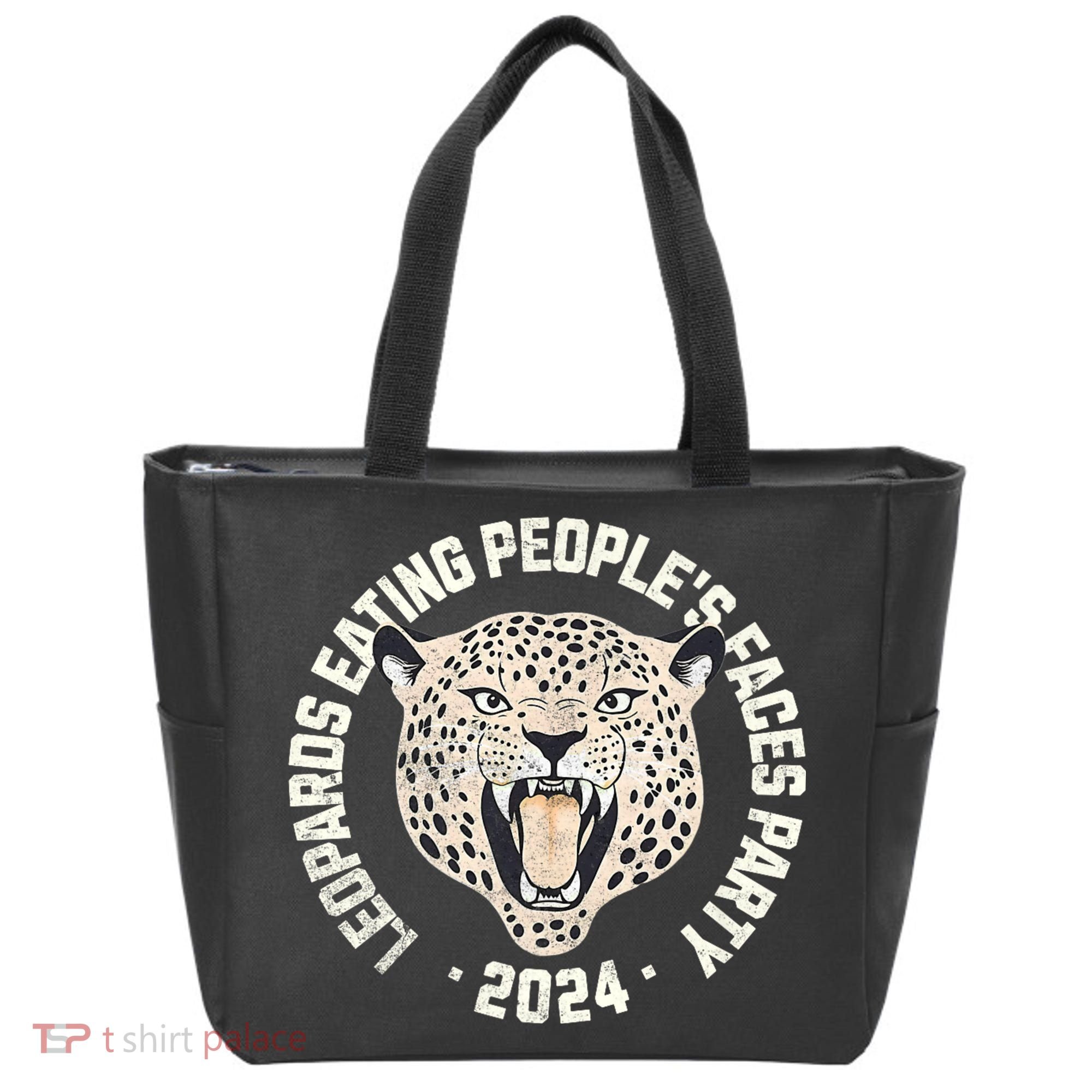 Leopards Eating PeopleS Faces Party Tote Bag