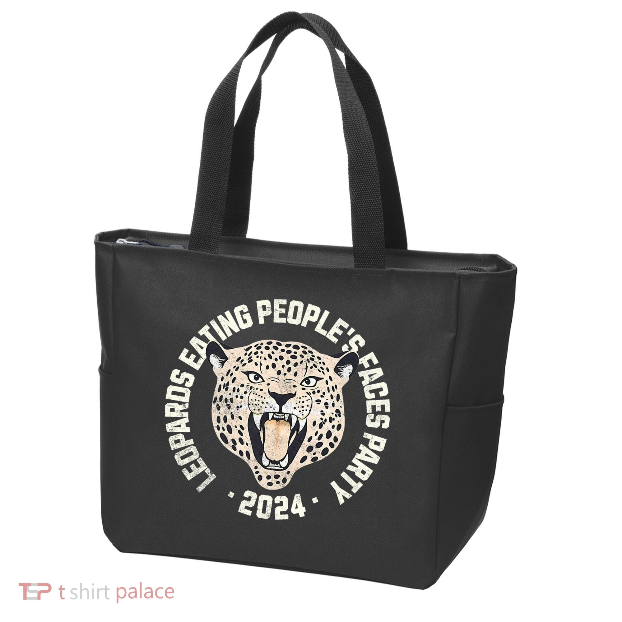 Leopards Eating PeopleS Faces Party Tote Bag