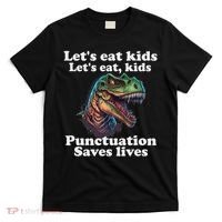 Let’s Eat Punctuation Saves Lives Grammar School Funny T-Shirt thumb 0