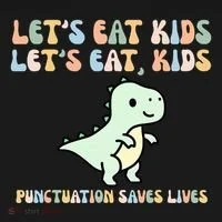 Lets Eat Punctuation Saves Live Women's Hoodie thumb 2