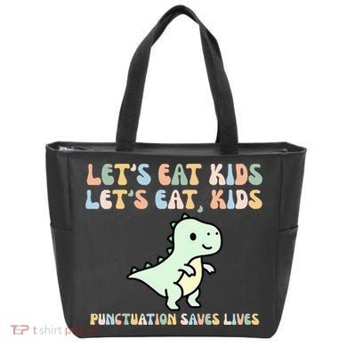 Lets Eat Punctuation Saves Live Tote Bag