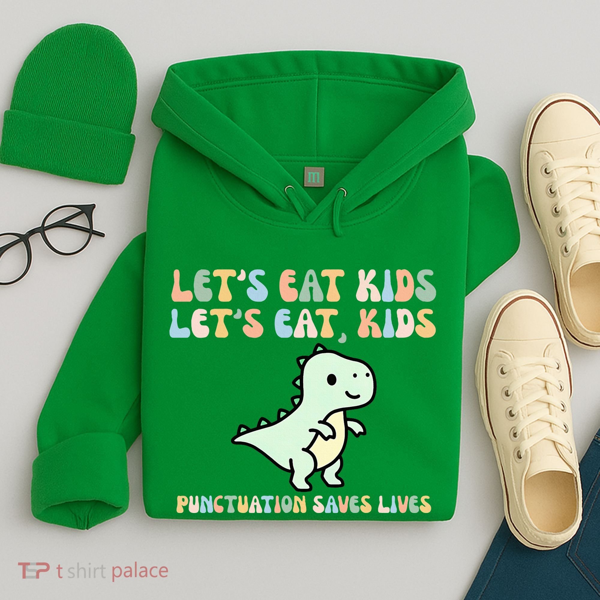 Lets Eat Punctuation Saves Live Hoodie