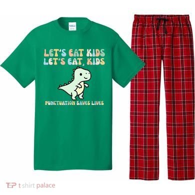 Lets Eat Punctuation Saves Live Pajama Set