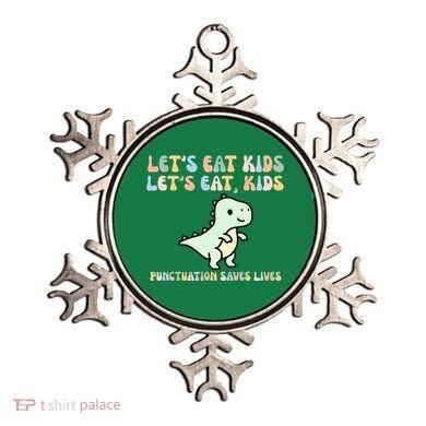 Lets Eat Punctuation Saves Live Ornament