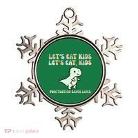 Lets Eat Punctuation Saves Live Ornament thumb 0