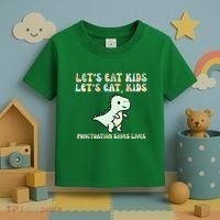 Lets Eat Punctuation Saves Live Toddler T-Shirt thumb 3