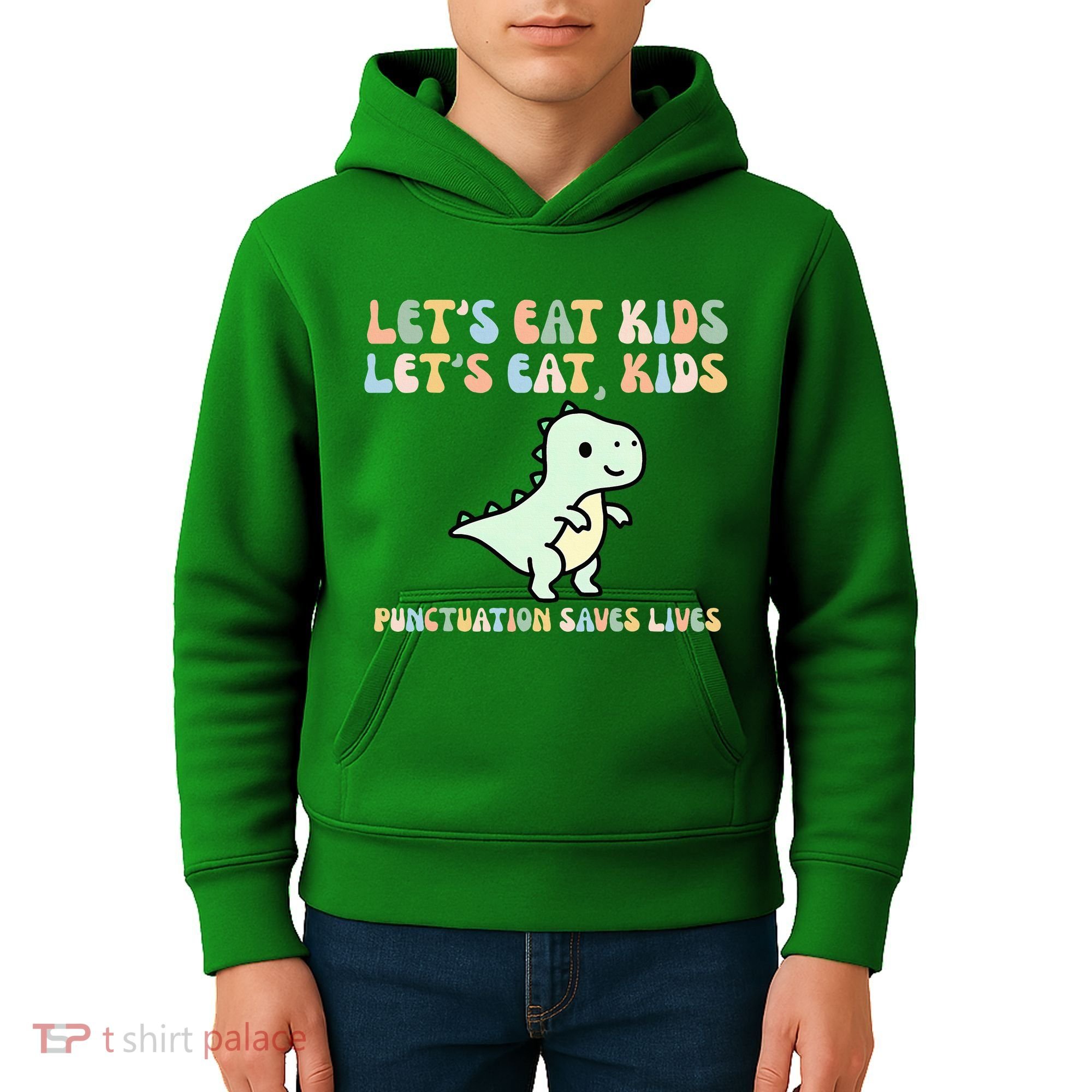 Lets Eat Punctuation Saves Live Kids Hoodie