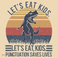 Lets Eat Punctuation Saves Lives Tote Bag thumb 4