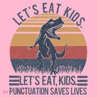 Lets Eat Punctuation Saves Lives Coaster thumb 2