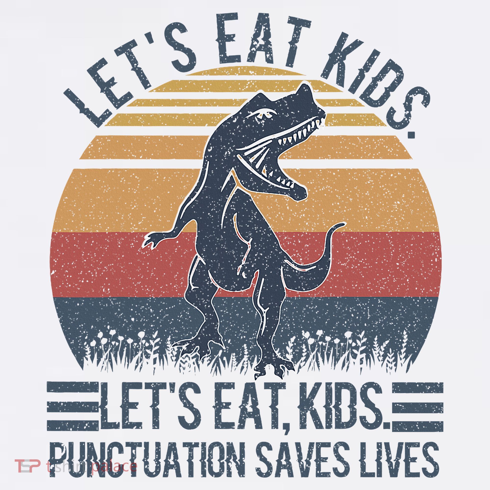 Lets Eat Punctuation Saves Lives Apron