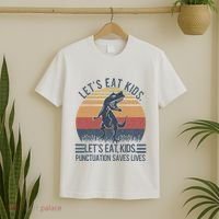 Lets Eat Punctuation Saves Lives T-Shirt thumb 2