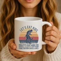 Lets Eat Punctuation Saves Lives Coffee Mug thumb 3