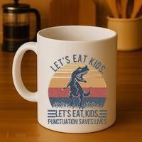 Lets Eat Punctuation Saves Lives Coffee Mug thumb 4