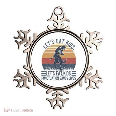Lets Eat Punctuation Saves Lives Ornament