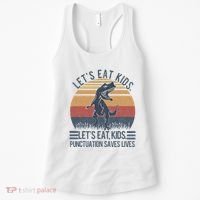 Lets Eat Punctuation Saves Lives Women's Tank Top thumb 0