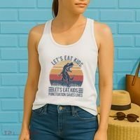 Lets Eat Punctuation Saves Lives Women's Tank Top thumb 2